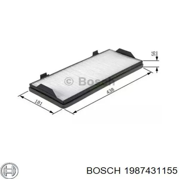 1987431155 Bosch фильтр салона