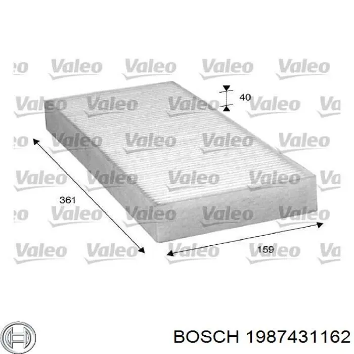 Filtro de habitáculo 1987431162 Bosch