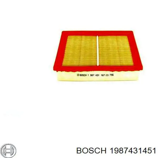 Воздушный фильтр салона Bosch 1987431451