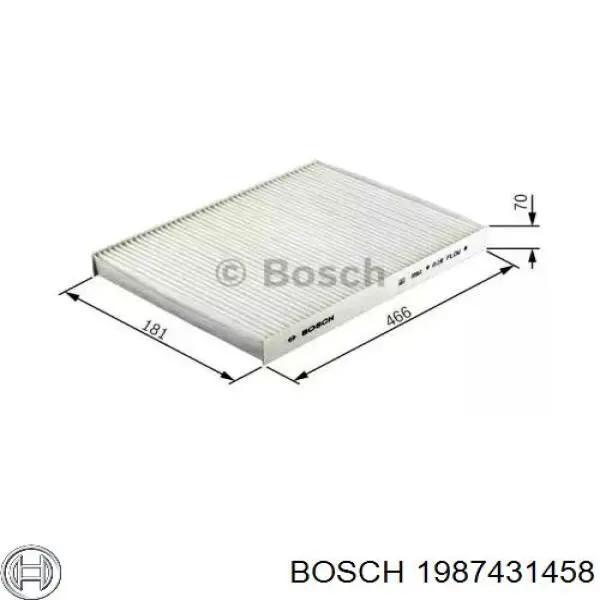 1987431458 Bosch фильтр салона