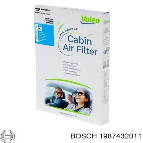 Фильтр салона 1987432011 Bosch