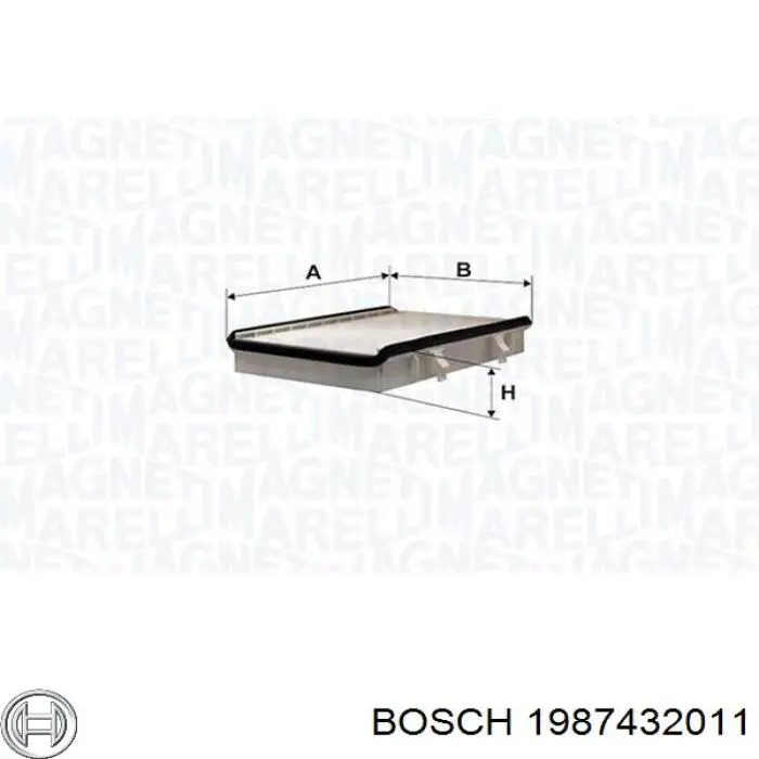 1987432011 Bosch Внутрисалонный фильтр