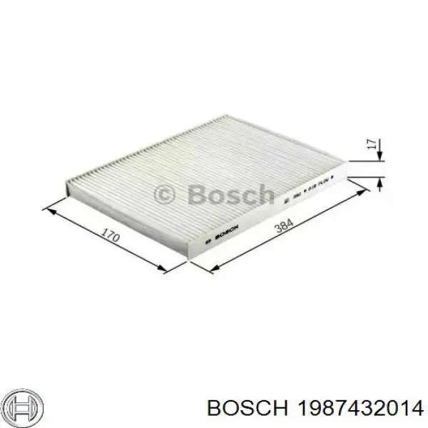 1987432014 Bosch фильтр салона