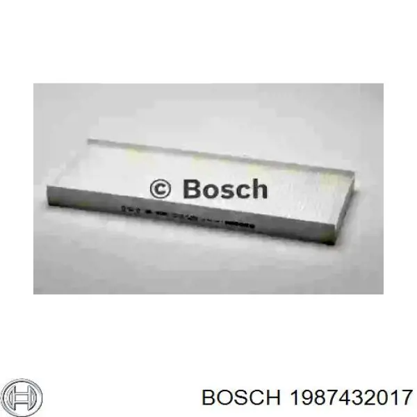 Купить 1987432017 Bosch Фильтр салона угольный