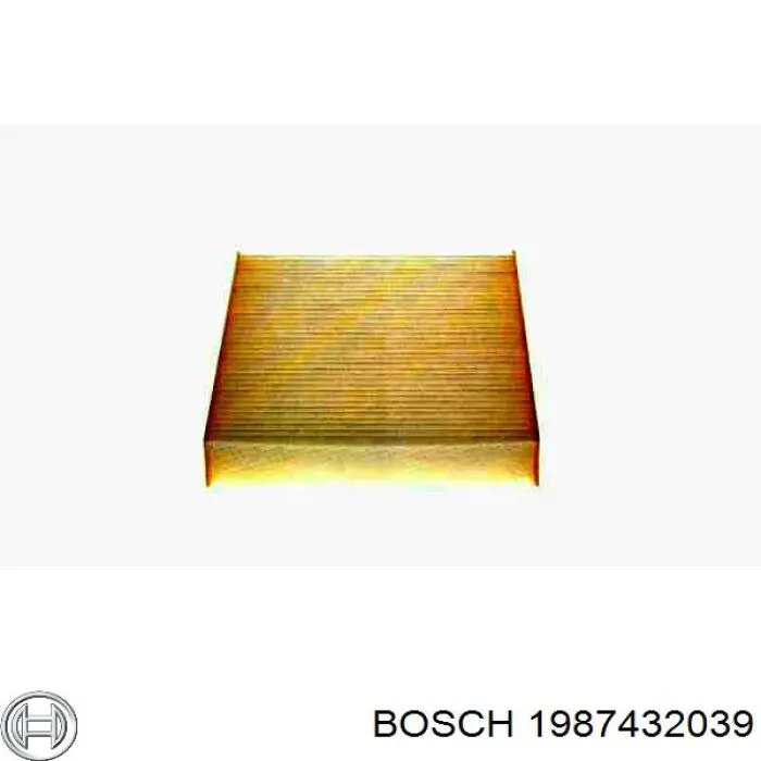 Фильтр воздушный отопителя Bosch 1987432039 цена, от 4.59 USD