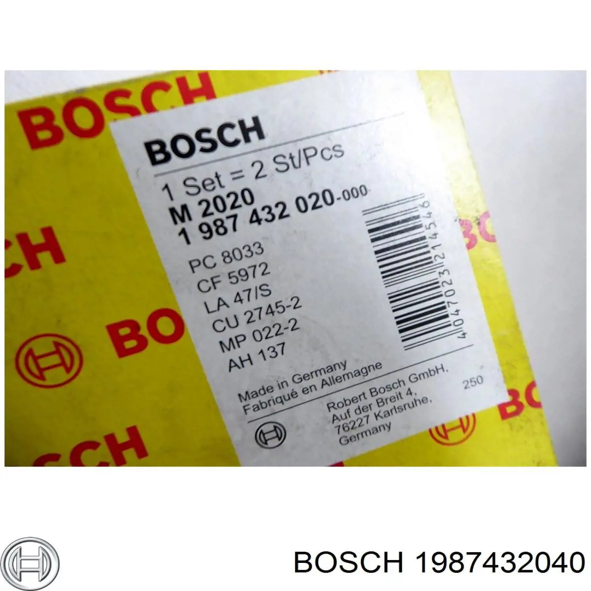 1987432040 Bosch Внутрисалонный фильтр