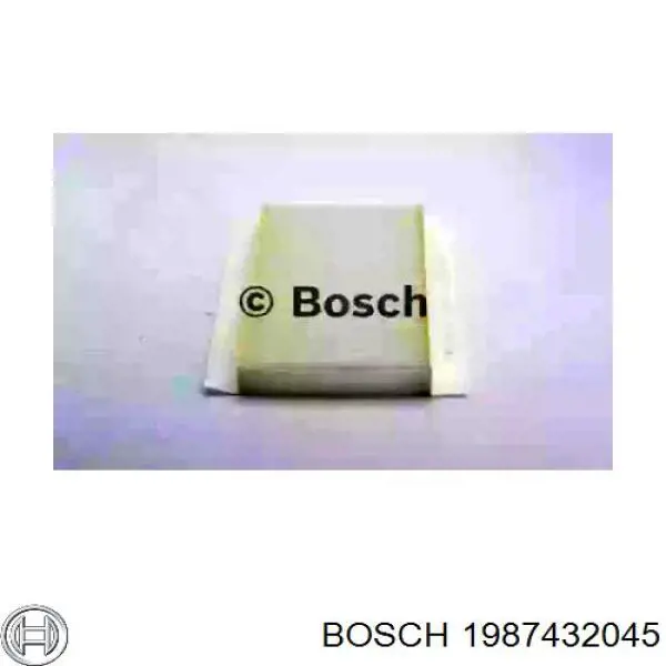 Купить 1987432045 Bosch Фильтр салона угольный