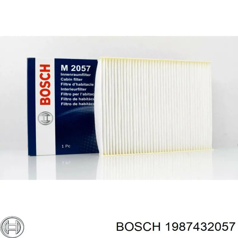 Купить 1987432057 Bosch Фильтр салона угольный
