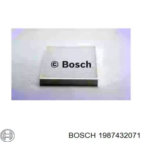 Купить 1987432071 Bosch Фильтр салона угольный