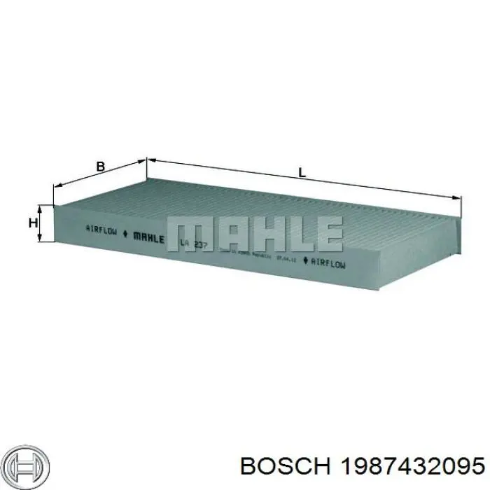 1987432095 Bosch Внутрисалонный фильтр