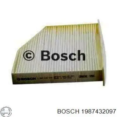 Купить 1987432097 Bosch Фильтр салона угольный