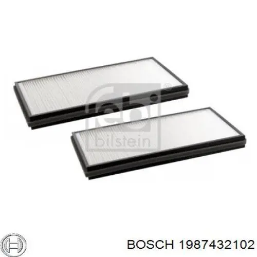 Воздушный фильтр салона Bosch 1987432102