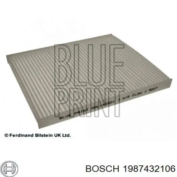 Filtro de habitáculo 1987432106 Bosch