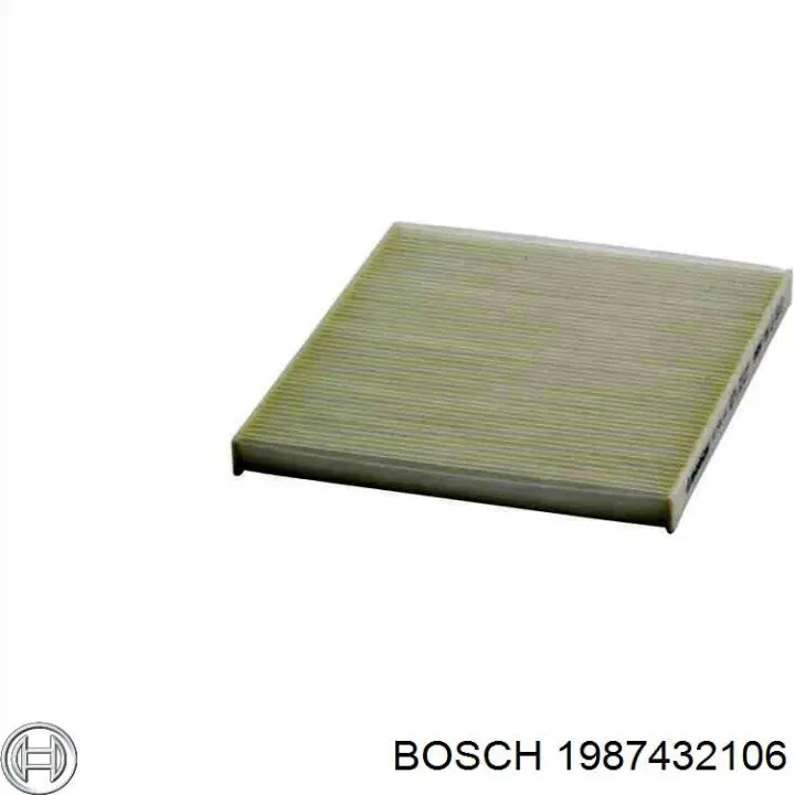 Купить 1987432106 Bosch Фильтр салона угольный