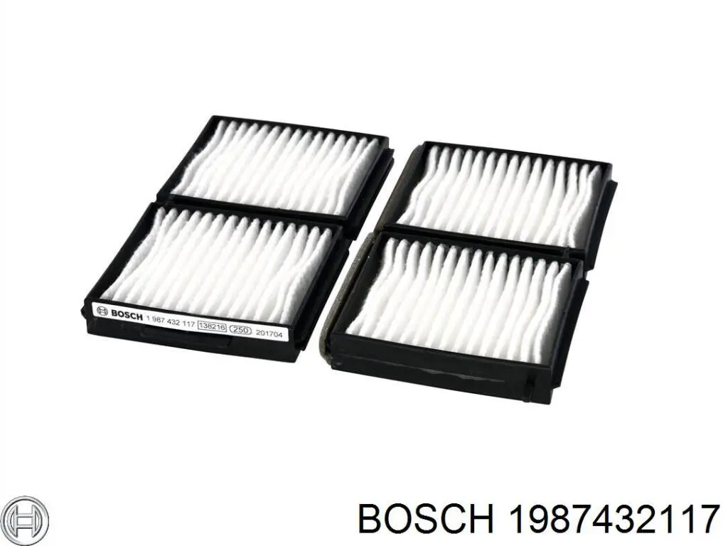1 987 432 117 Bosch фильтр салона