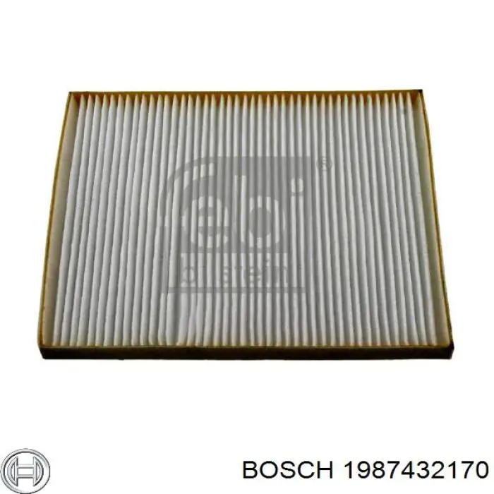 Воздушный фильтр салона Bosch 1987432170