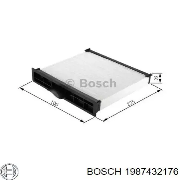 1987432176 Bosch фильтр салона