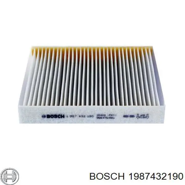 Фильтр салона 1987432190 Bosch