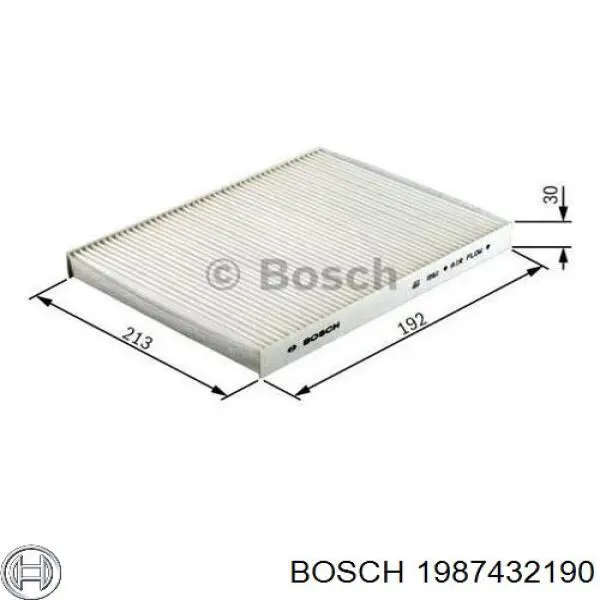 1987432190 Bosch Внутрисалонный фильтр