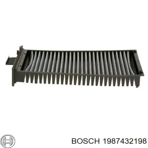 Купить 1987432198 Bosch Фильтр салона угольный