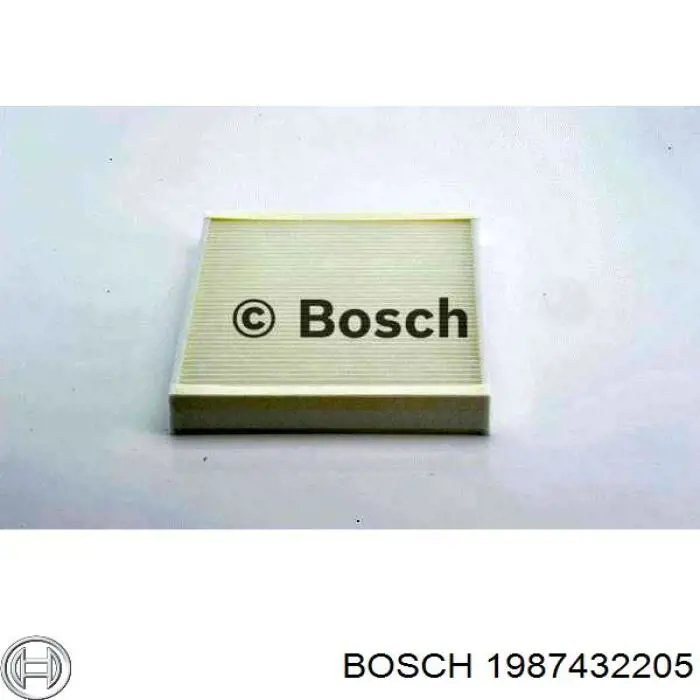 Воздушный фильтр салона Bosch 1987432205