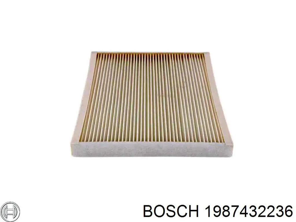 Filtro de habitáculo 1987432236 Bosch