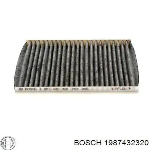 Filtro de habitáculo 1987432320 Bosch