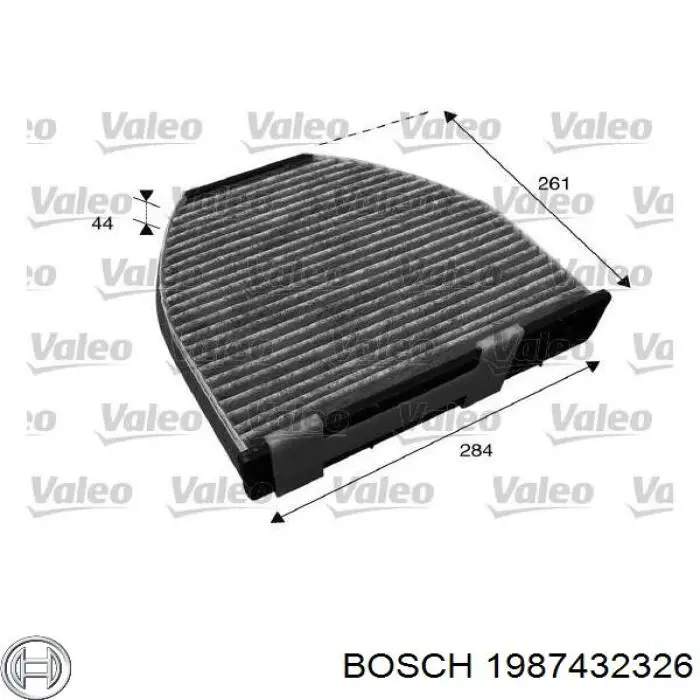 Фильтр салона 1987432326 Bosch