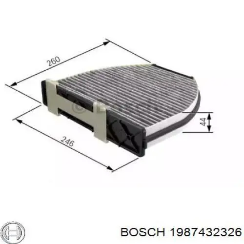 1987432326 Bosch фильтр салона
