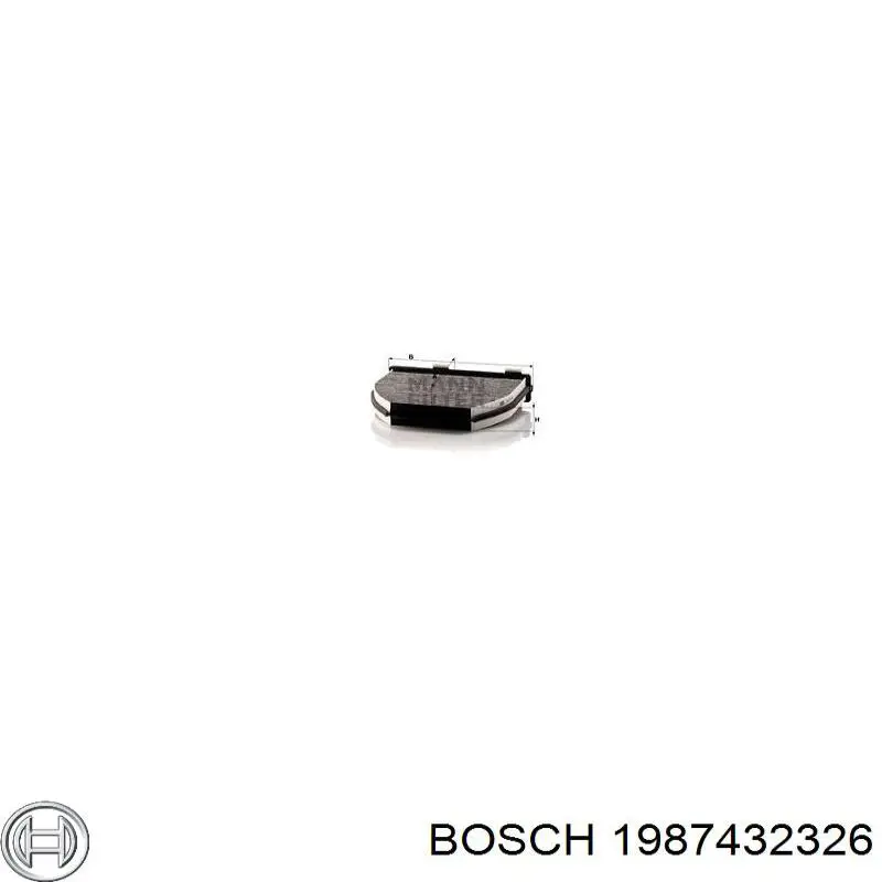 1987432326 Bosch Внутрисалонный фильтр