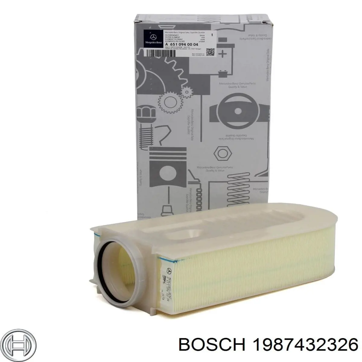 Фильтр воздушный отопителя Bosch 1987432326 цена, от 18.82 USD