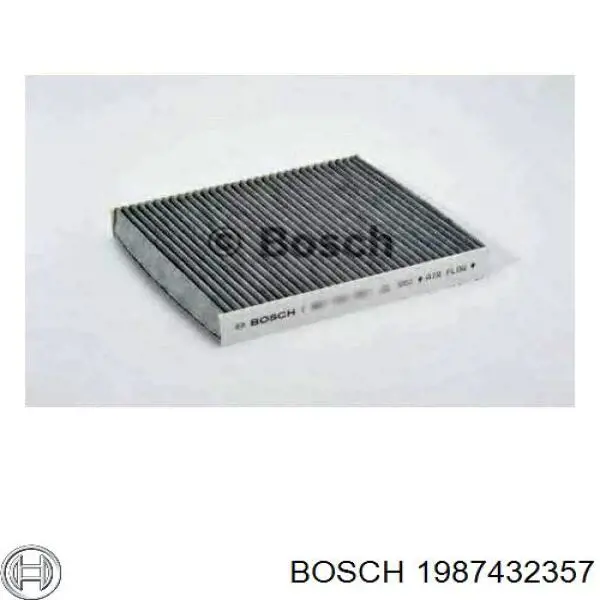 Filtro de habitáculo 1987432357 Bosch