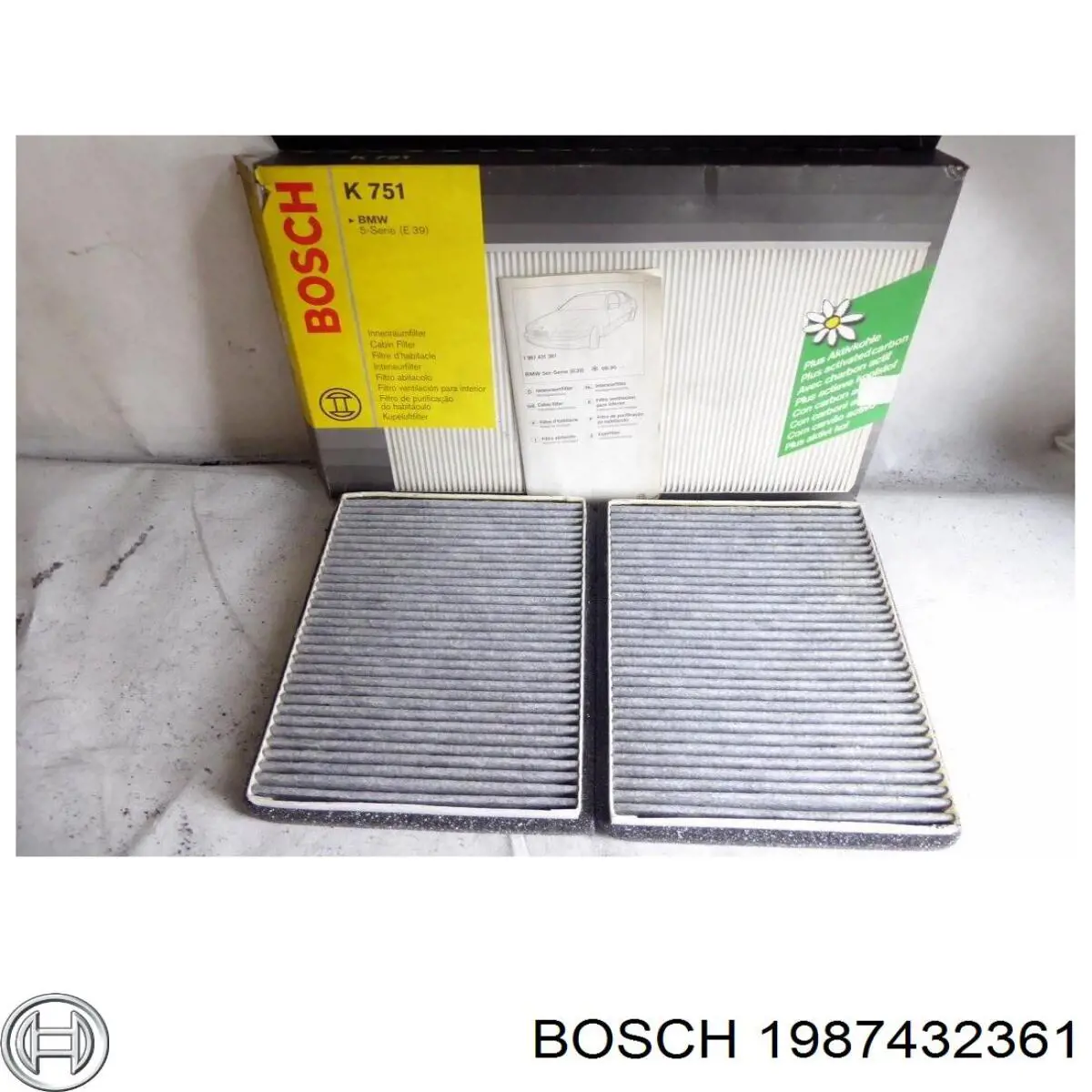Воздушный фильтр салона Bosch 1987432361