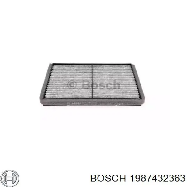Купить 1987432363 Bosch Фильтр салона угольный