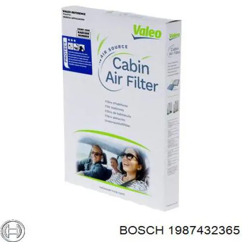 Купить 1987432365 Bosch Фильтр салона угольный
