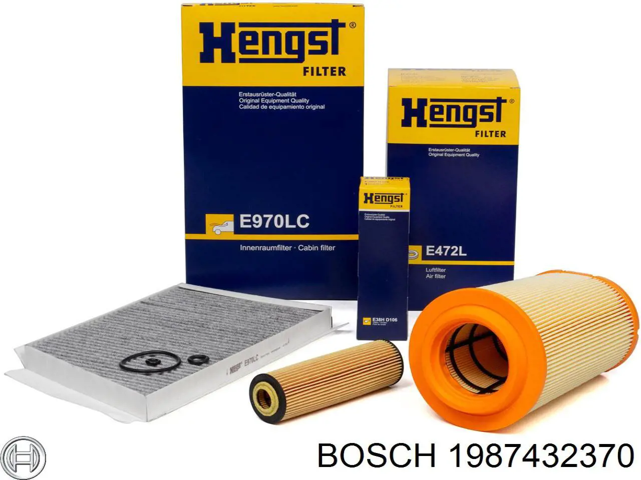 Фильтр воздушный отопителя Bosch 1987432370 цена, от 14.87 USD