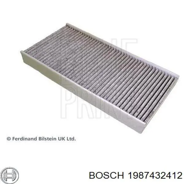 Купить 1987432412 Bosch Фильтр салона угольный