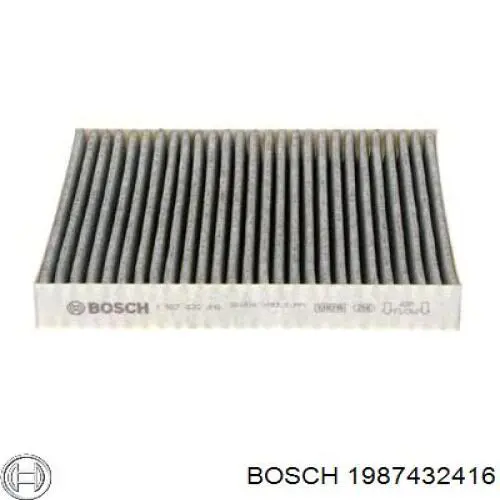 Фильтр воздушный отопителя Bosch 1987432416 цена, от 13.25 USD