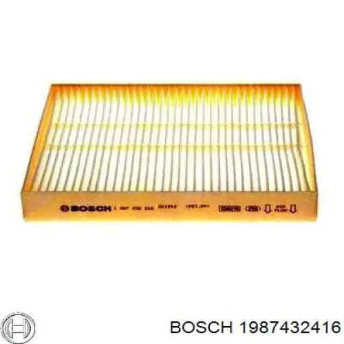 Купить 1987432416 Bosch Фильтр салона угольный