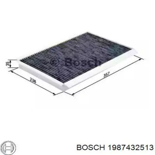 Фильтр салона 1987432513 Bosch