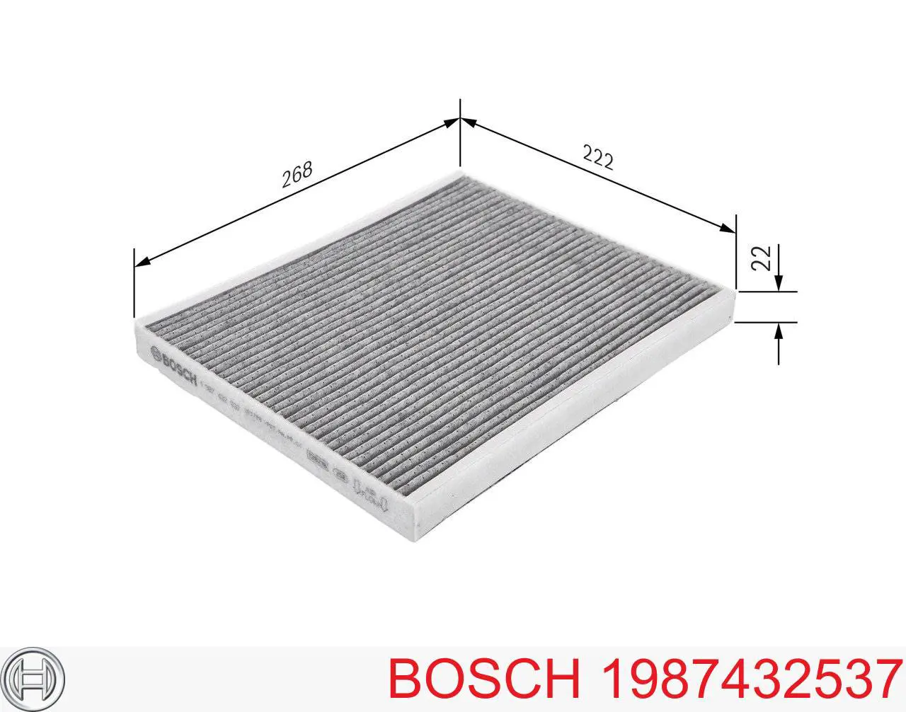 1987432537 Bosch filtro de salão