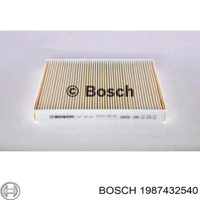 Filtro de habitáculo 1987432540 Bosch