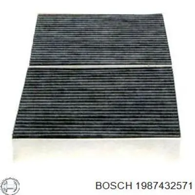 Filtro de habitáculo 1987432571 Bosch