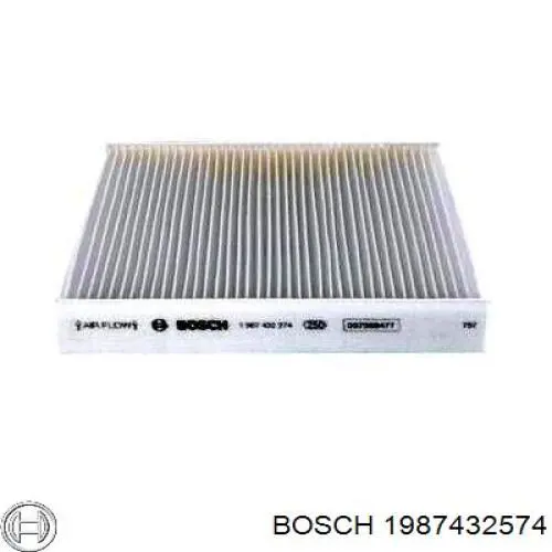 Фильтр воздушный отопителя Bosch 1987432574 цена, от 9.47 USD