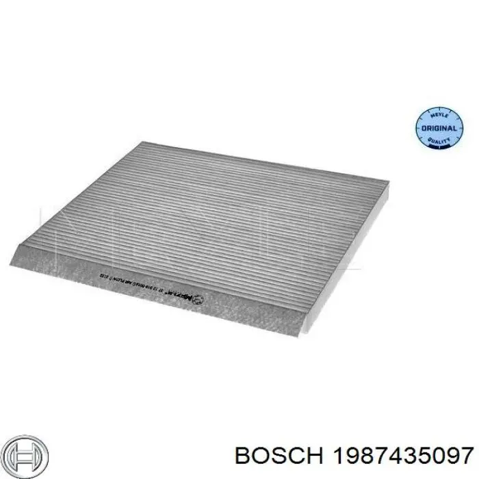 Фильтр воздушный отопителя Bosch 1987435097 цена, от 5.64 USD