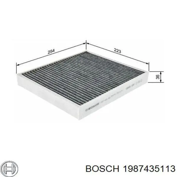 1987435113 Bosch filtro de salão