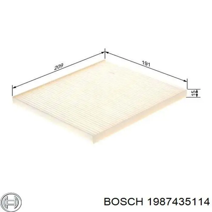 Фильтр салона 1987435114 Bosch