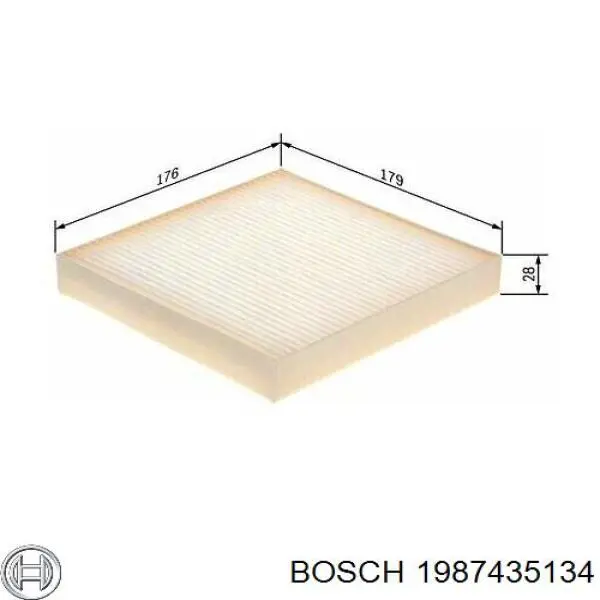 1987435134 Bosch filtro de salão