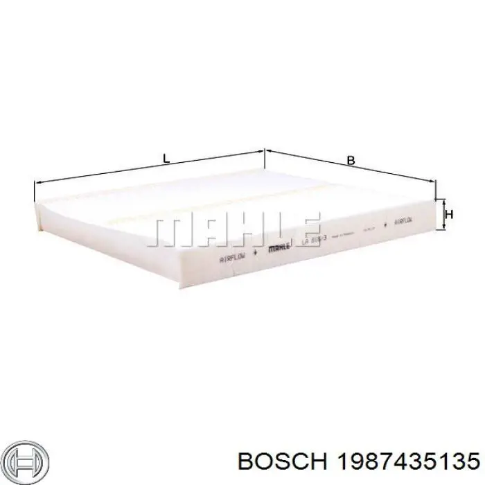 1987435135 Bosch filtro de salão