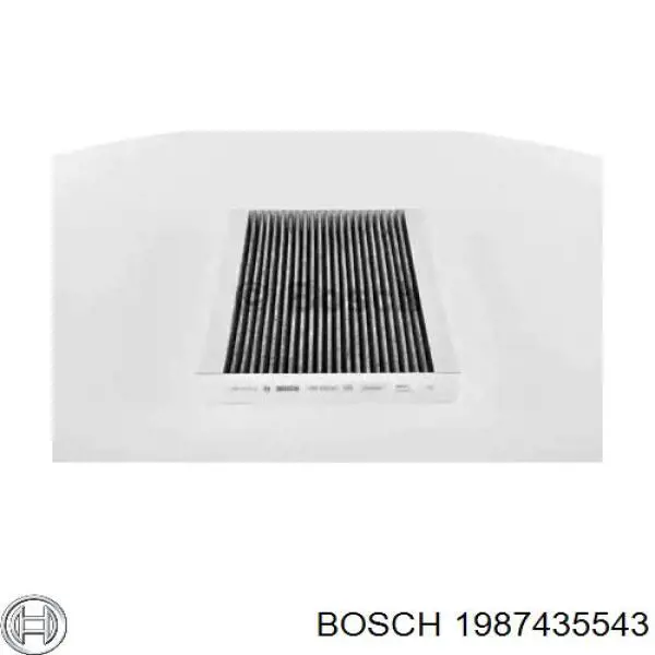 Filtro de habitáculo 1987435543 Bosch